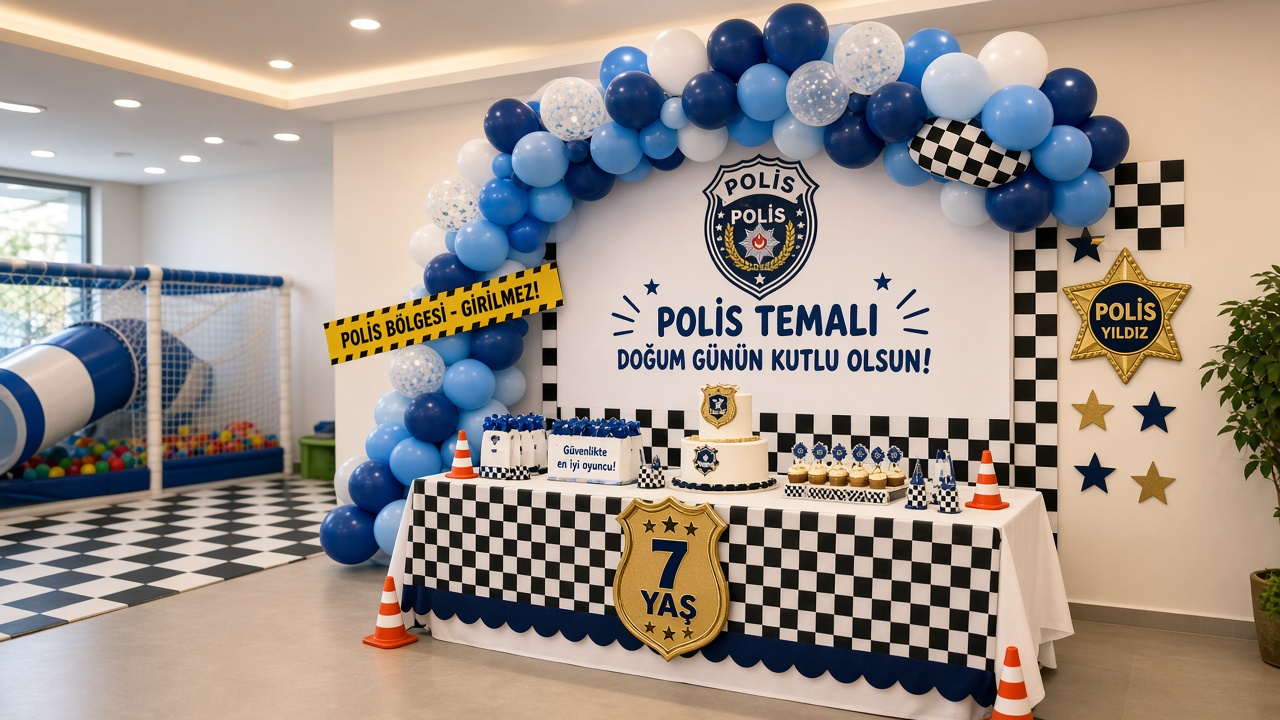 Polis doğum günü organizasyonu
