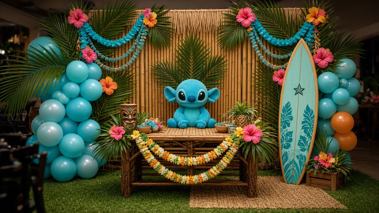 Stitch doğum günü organizasyonu